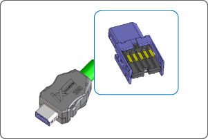 A miniaturized new standard connector for industrial applications, robot